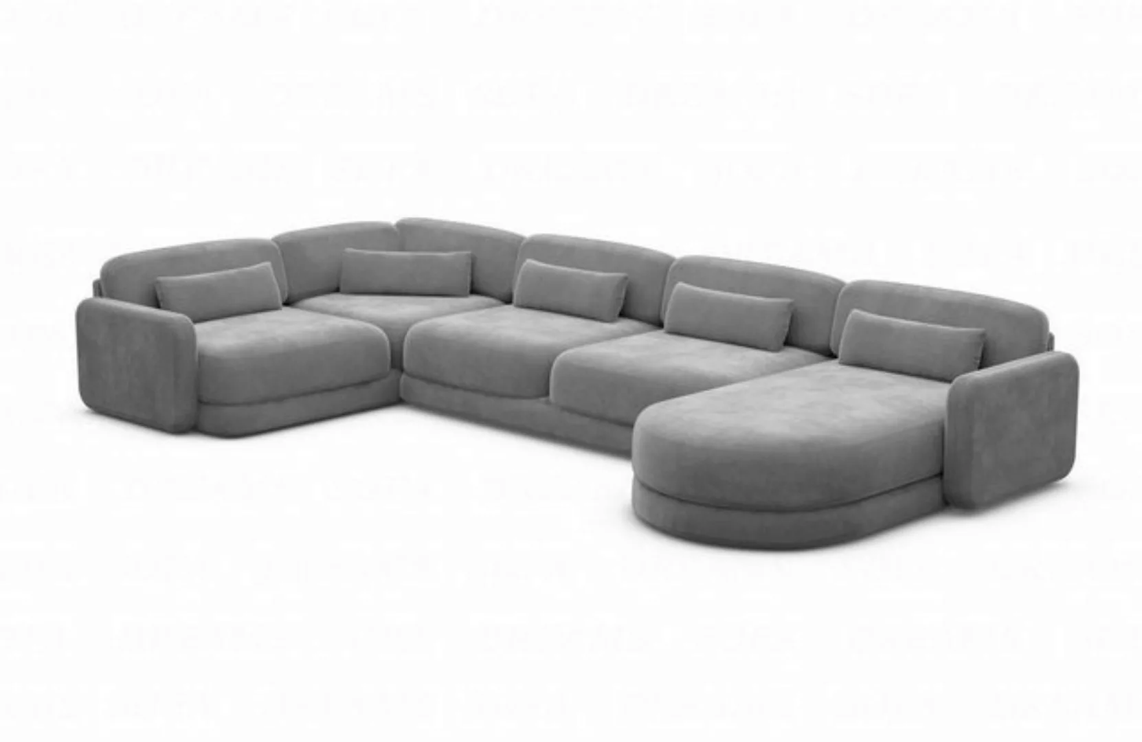 Sofa Dreams Wohnlandschaft Design Stoff Polstersofa Stoffcouch Stoffsofa Va günstig online kaufen