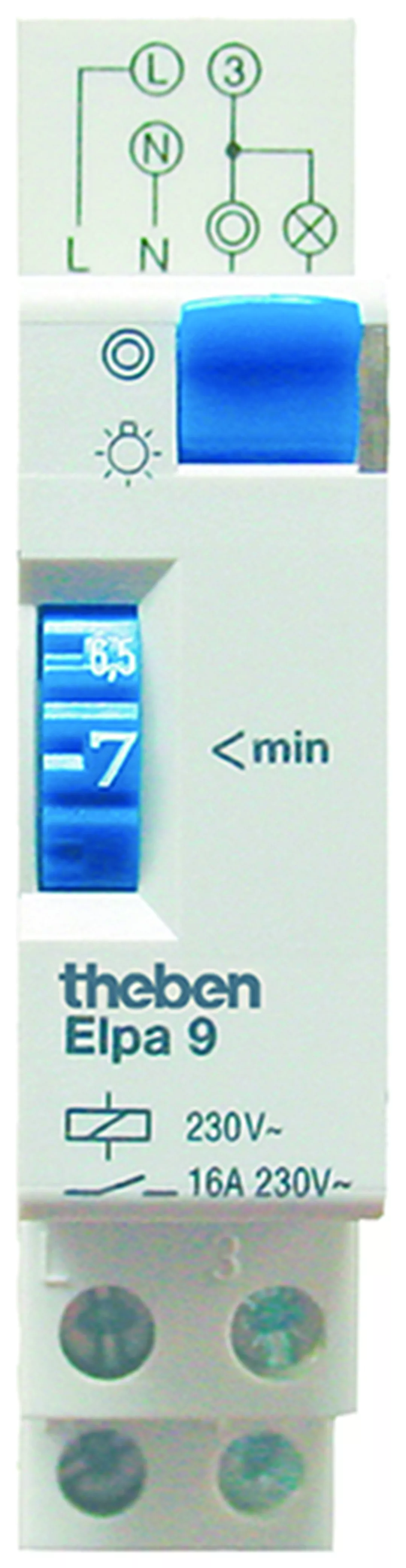 Theben Treppenlicht-Zeitschalter 1S, 1-7min ELPA 9 - 90001 günstig online kaufen