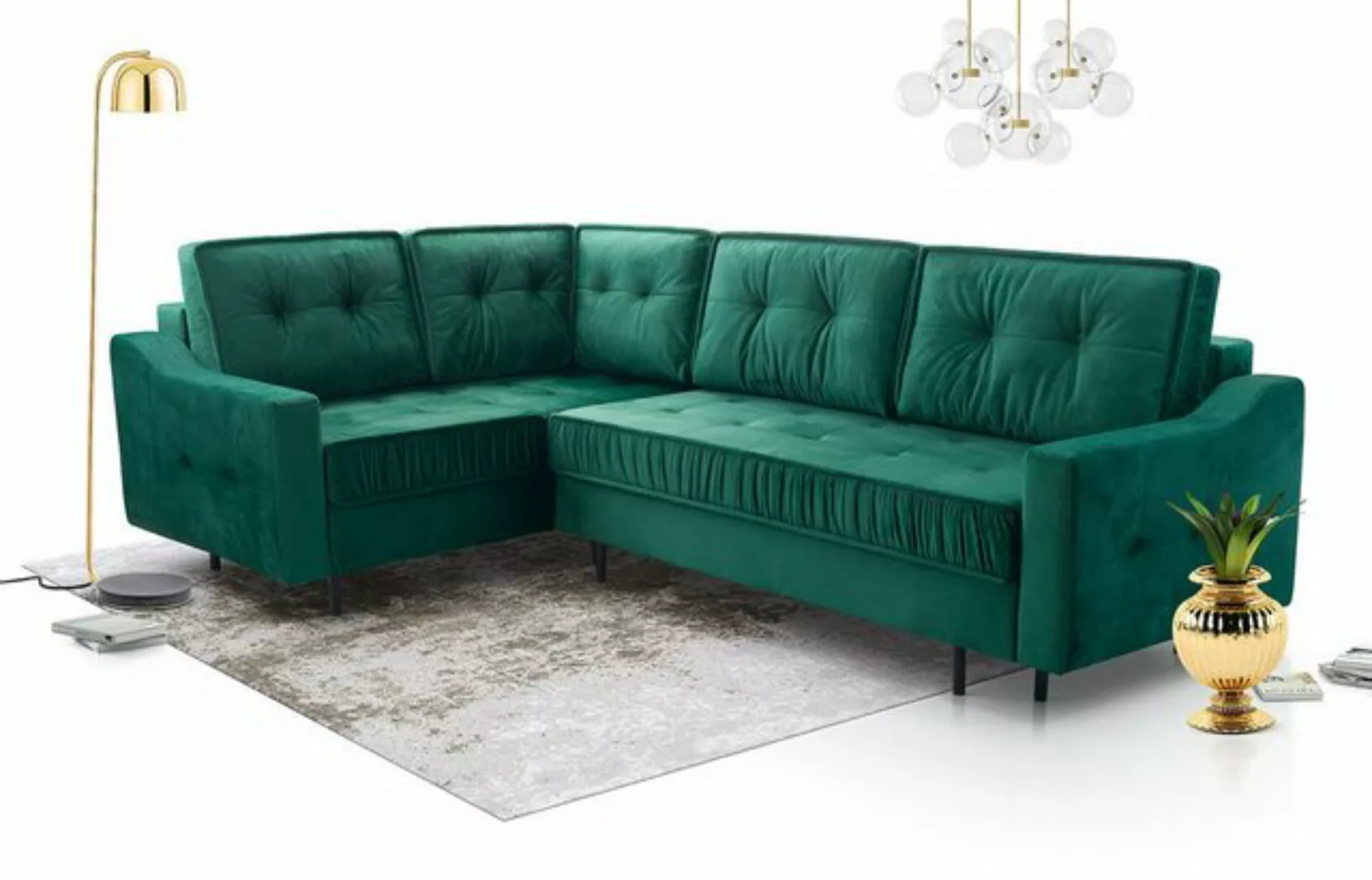 ALTDECOR Ecksofa AKI, Couch mit Schlaffunktion, Wohnzimmer - Wohnlandschaft günstig online kaufen