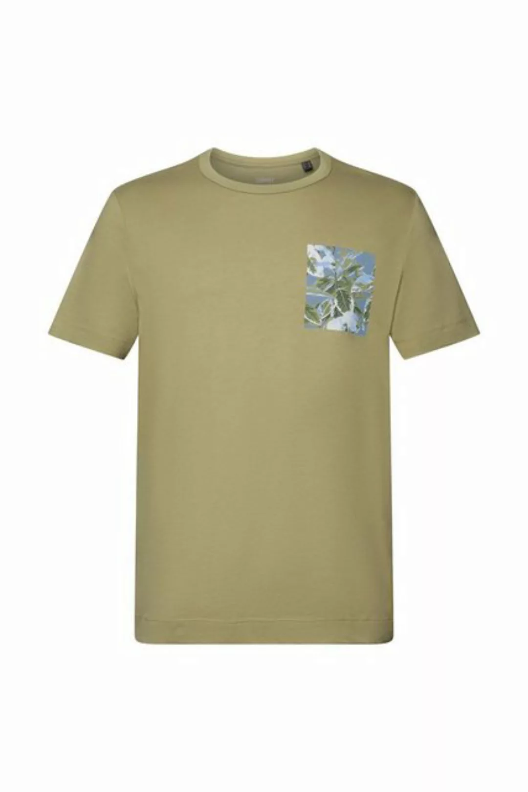 Esprit Collection T-Shirt Jersey-T-Shirt mit Brust-Print, 100 % Baumwolle ( günstig online kaufen