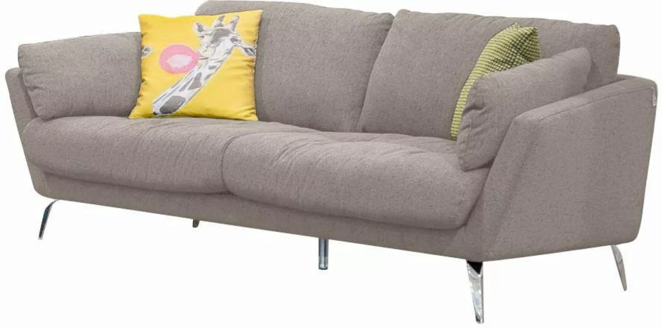 W.SCHILLIG 2-Sitzer softy, mit dekorativer Heftung im Sitz, Füße Chrom glän günstig online kaufen