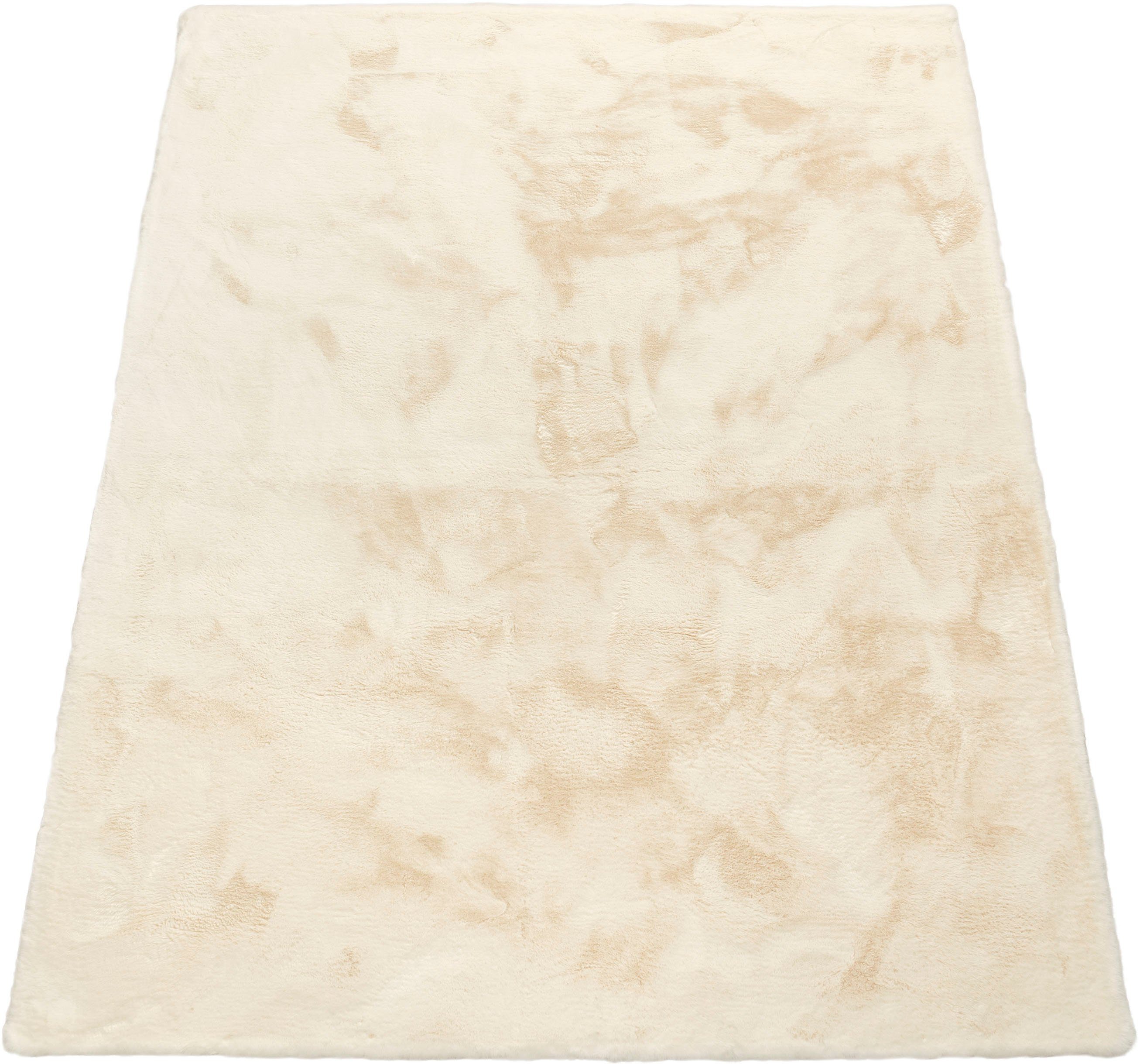 Paco Home Hochflor-Teppich »Rabbit Deluxe 860«, rechteckig, 39 mm Höhe, Kun günstig online kaufen
