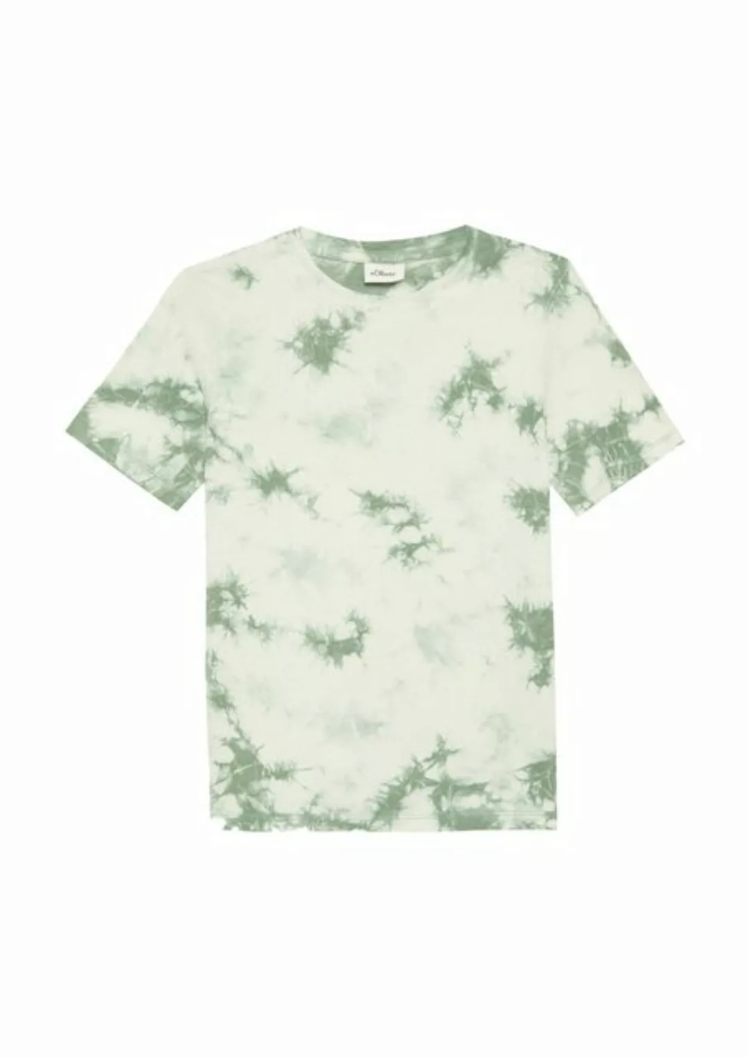 s.Oliver Junior T-Shirt mit Batik-Effekt günstig online kaufen