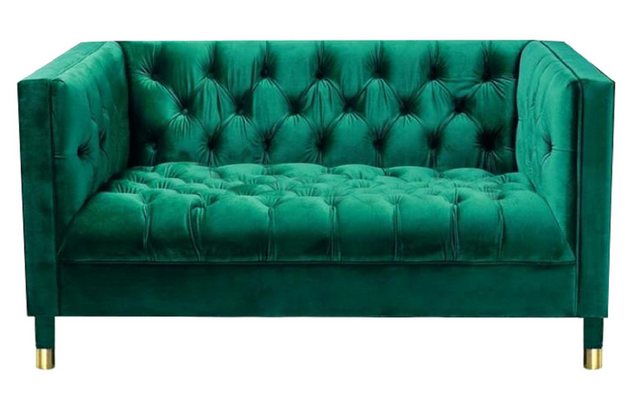JVmoebel 2-Sitzer Wohnzimmer Luxus Polster Stoff Sofa Zweisitzer Couch Luxu günstig online kaufen
