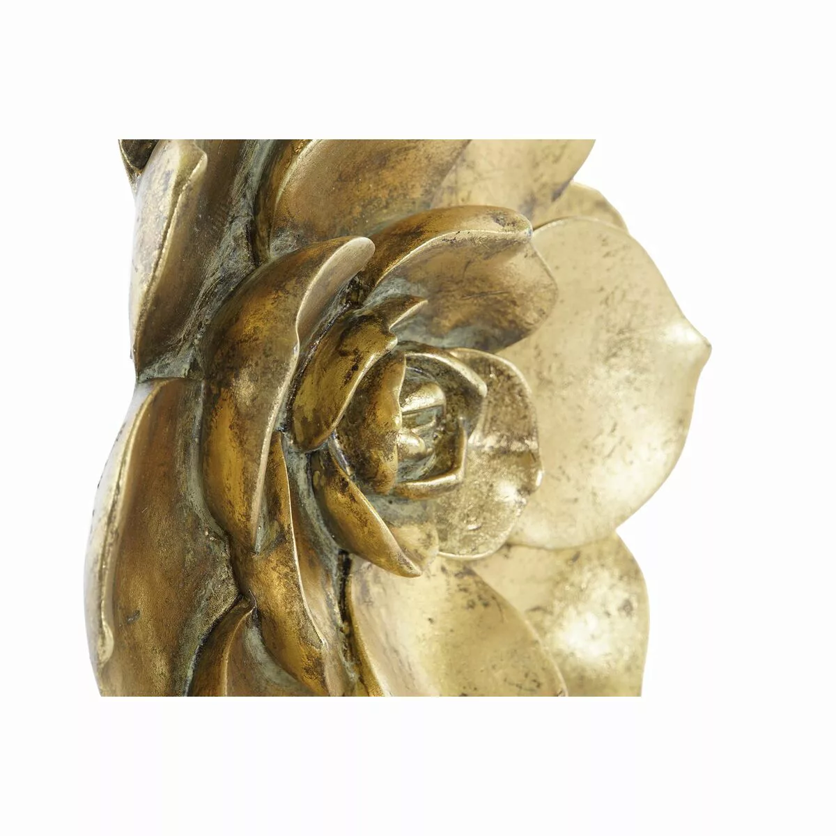 Wanddekoration Dkd Home Decor Blume Golden Harz (19,5 X 5,5 X 19,5 Cm) günstig online kaufen