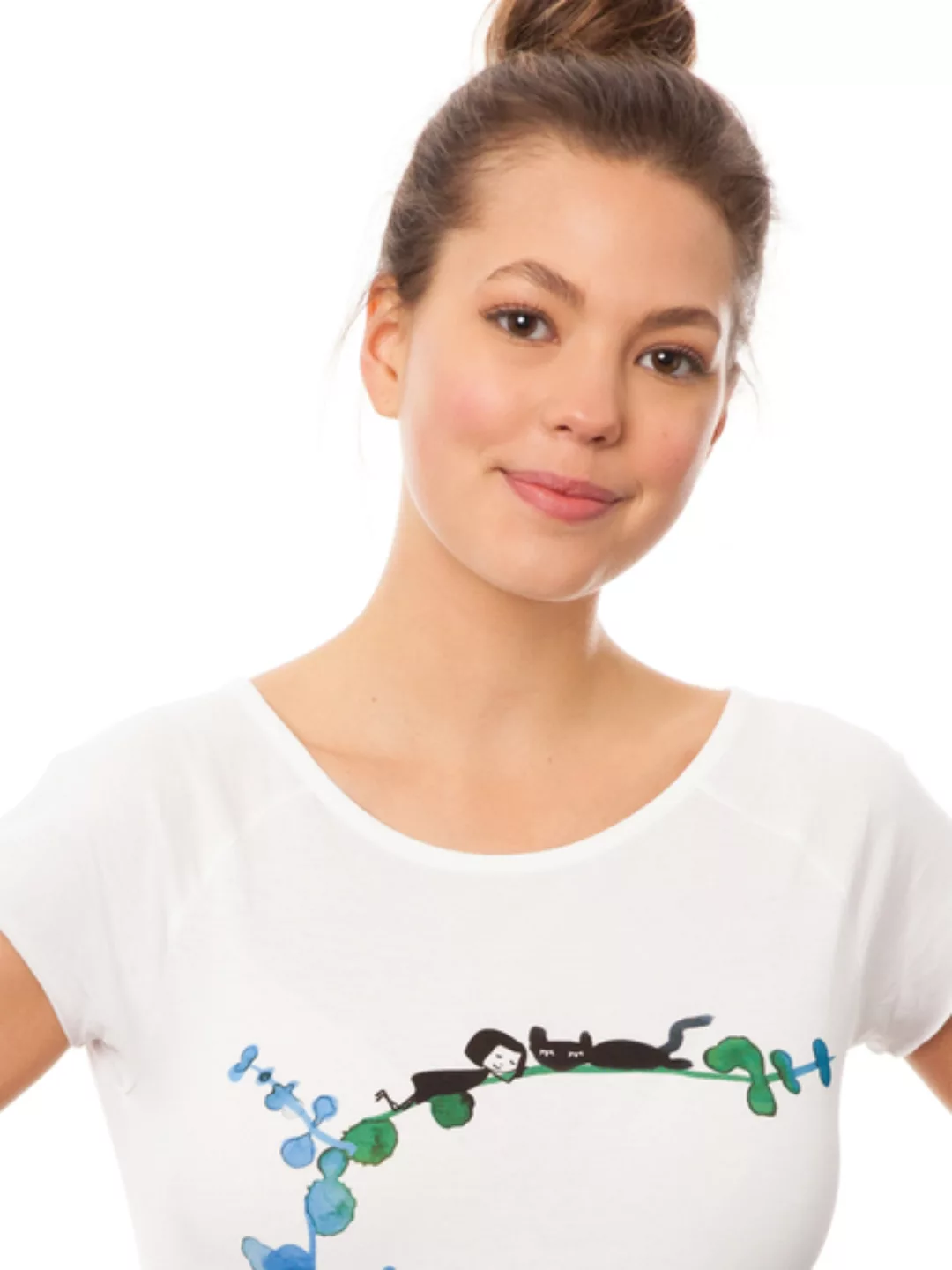 Fellherz Damen T-shirt Lazy Day günstig online kaufen