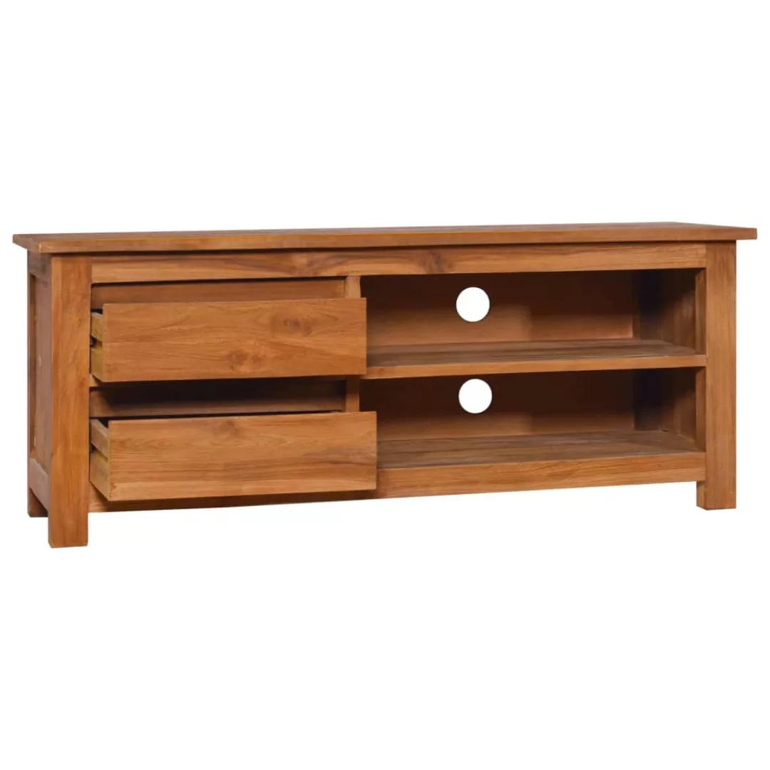 Tv-schrank 100x30x40 Cm Teak Massivholz günstig online kaufen