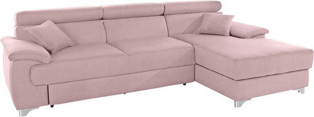 DOMO collection Ecksofa "Trento L-Form, mit Kufenfuß oder Einzelfuß", wahlw günstig online kaufen