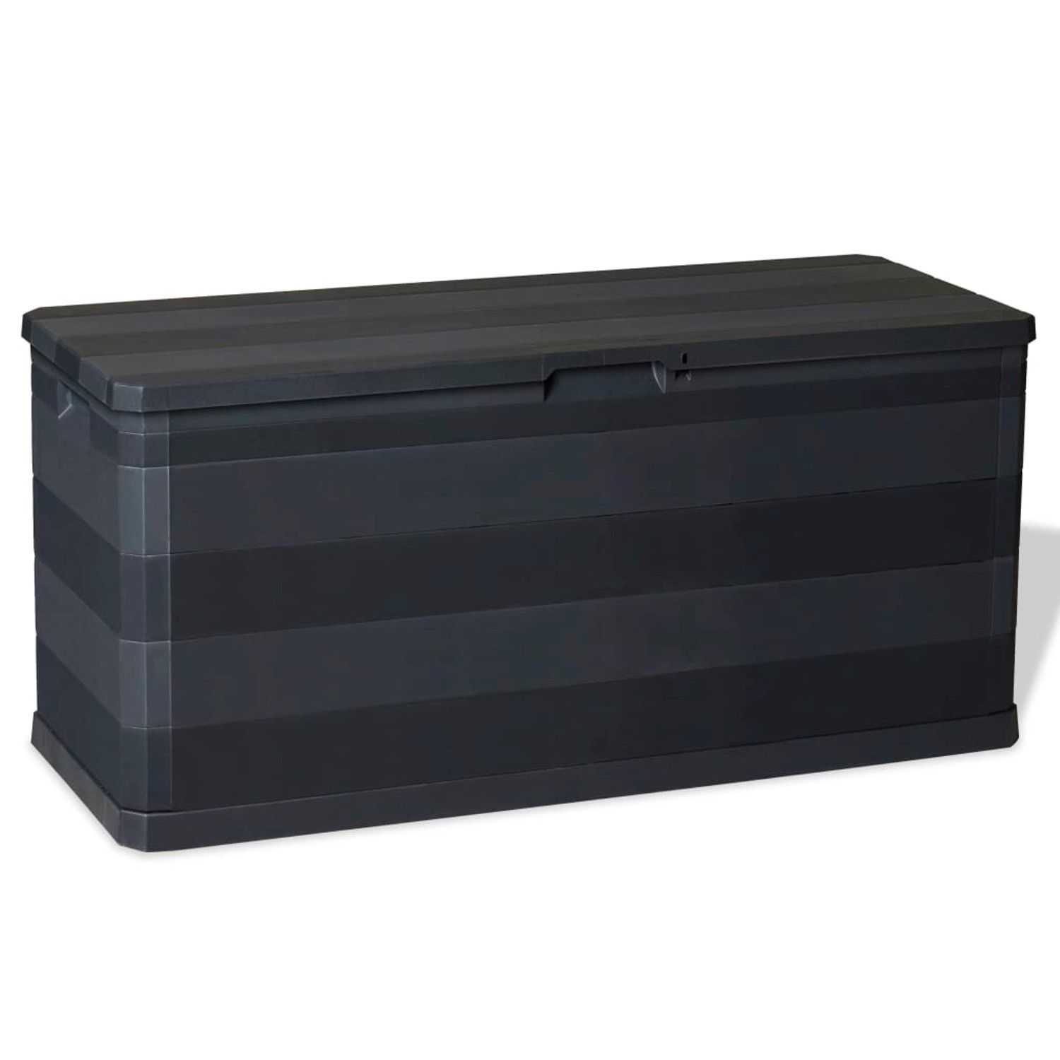 furnicato Gartenbox Schwarz 117×45×56 cm günstig online kaufen