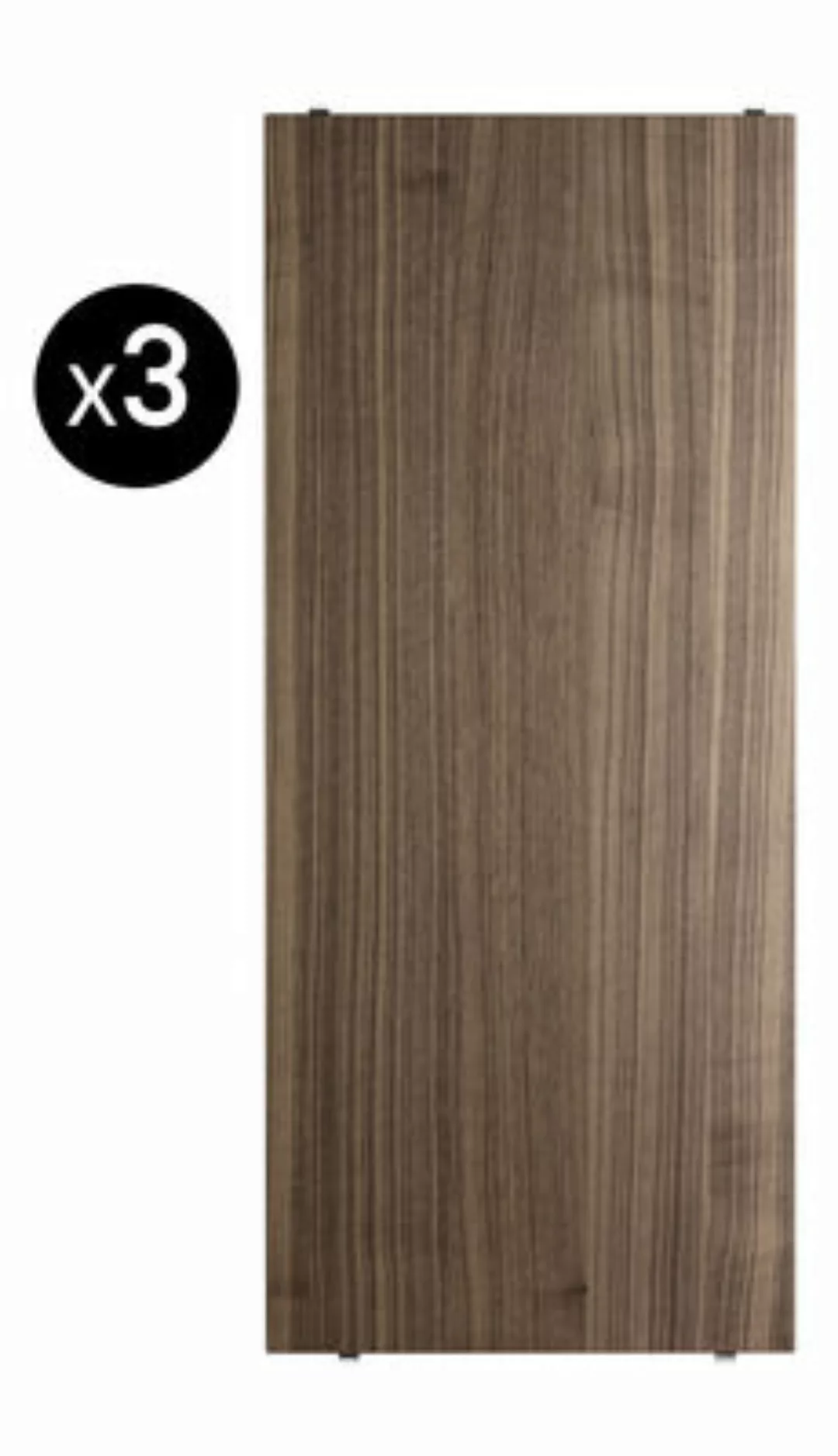 Regal String® System holz beige / L 58 x T 30 cm - 3er-Set - String Furnitu günstig online kaufen