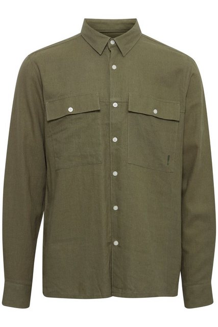 !Solid Langarmhemd SDAllan Overshirt - 21107619 Langarmhemd aus Leinenmix günstig online kaufen