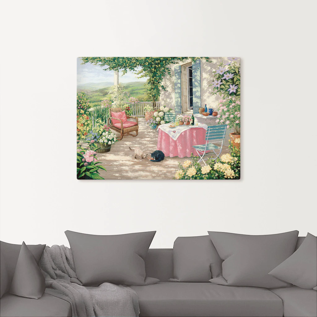 Artland Wandbild »Brunch«, Garten, (1 St.), als Leinwandbild, Poster in ver günstig online kaufen