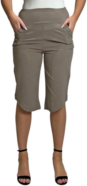 Mississhop Caprihose Caprihose Vielseitige 100 % Baumwollcapri Knöpfe günstig online kaufen