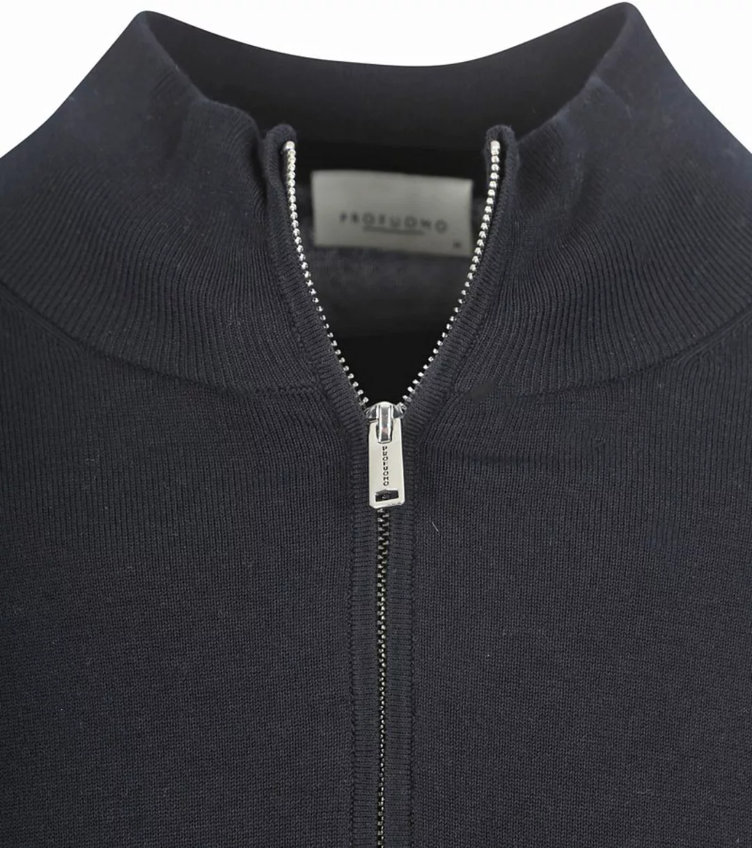 Profuomo Half Zip Pullover Luxury Navy - Größe S günstig online kaufen