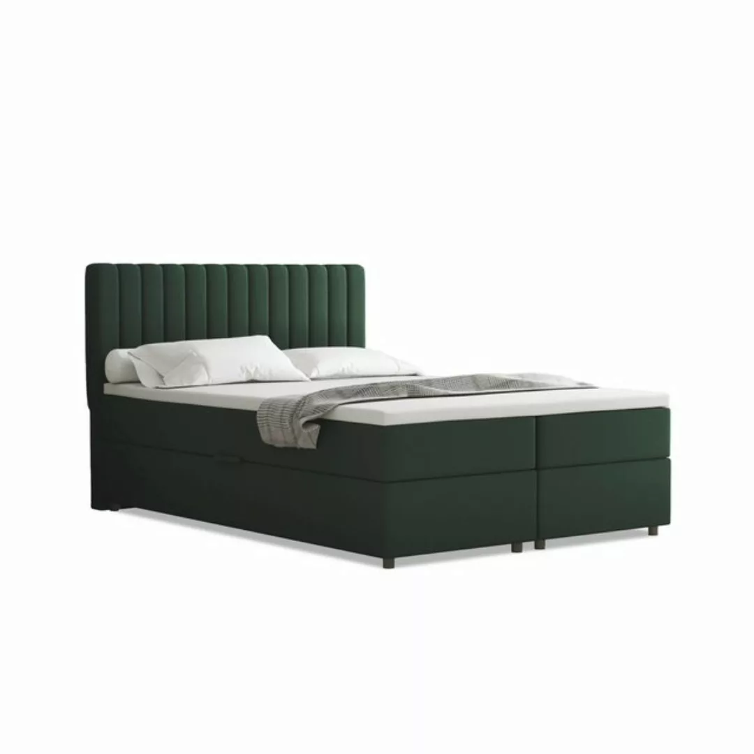 PANDA MÖBEL GmbH Boxspringbett Everest, 140x200, 160x200, 180x200, Polsterb günstig online kaufen