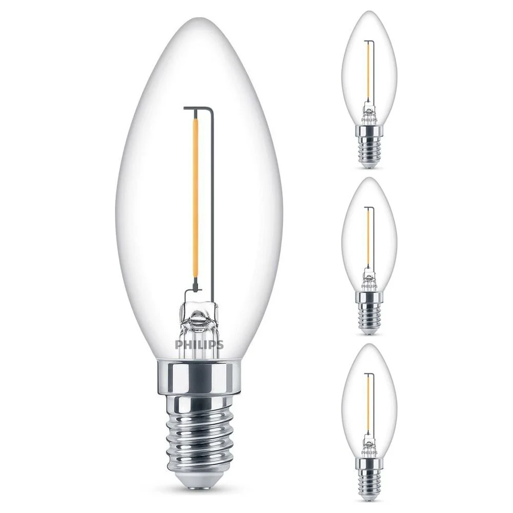 Philips LED Lampe ersetzt 15W, E14 Kerze B35, klar, warmweiß, 136 Lumen, ni günstig online kaufen