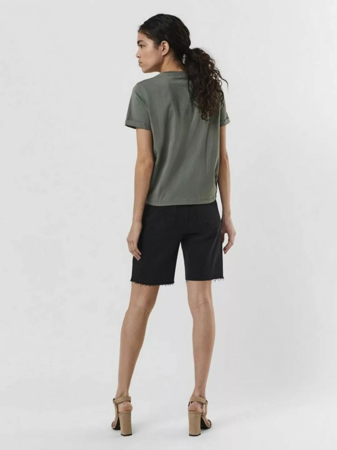 Vero Moda Jeansshorts Brenda (1-tlg) Fransen günstig online kaufen