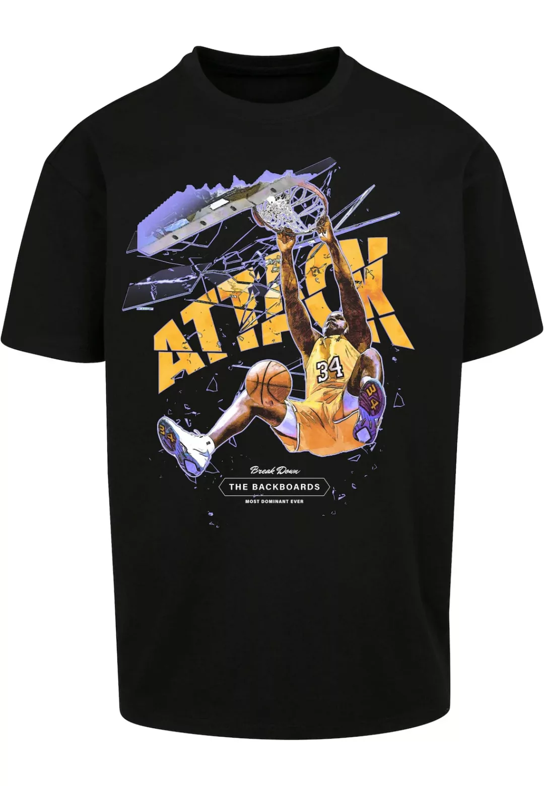 MisterTee T-Shirt "MisterTee Unisex Attack Player Oversize Tee", (1 tlg.) günstig online kaufen