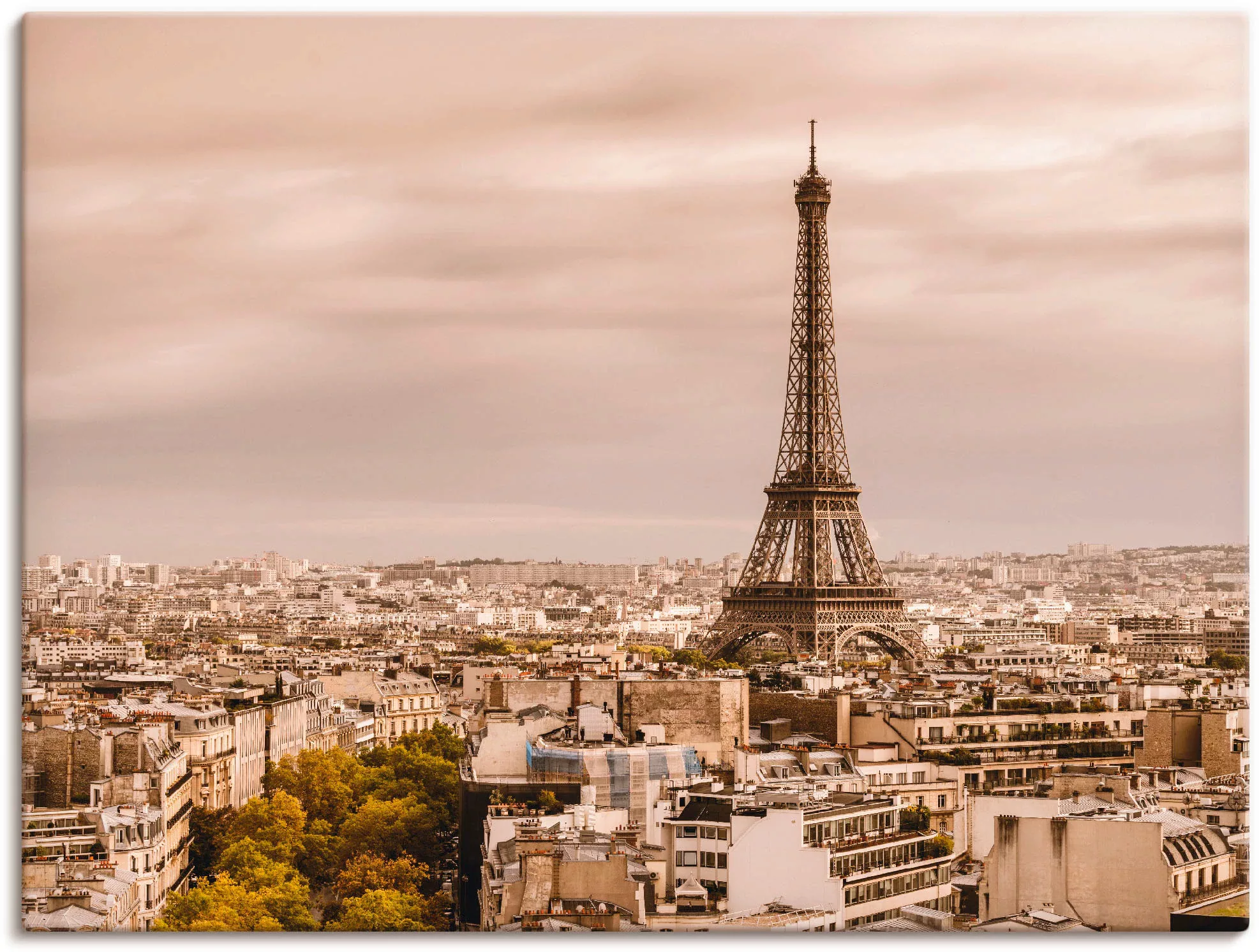 Artland Wandbild »Paris Eiffelturm I«, Frankreich, (1 St.), als Alubild, Ou günstig online kaufen