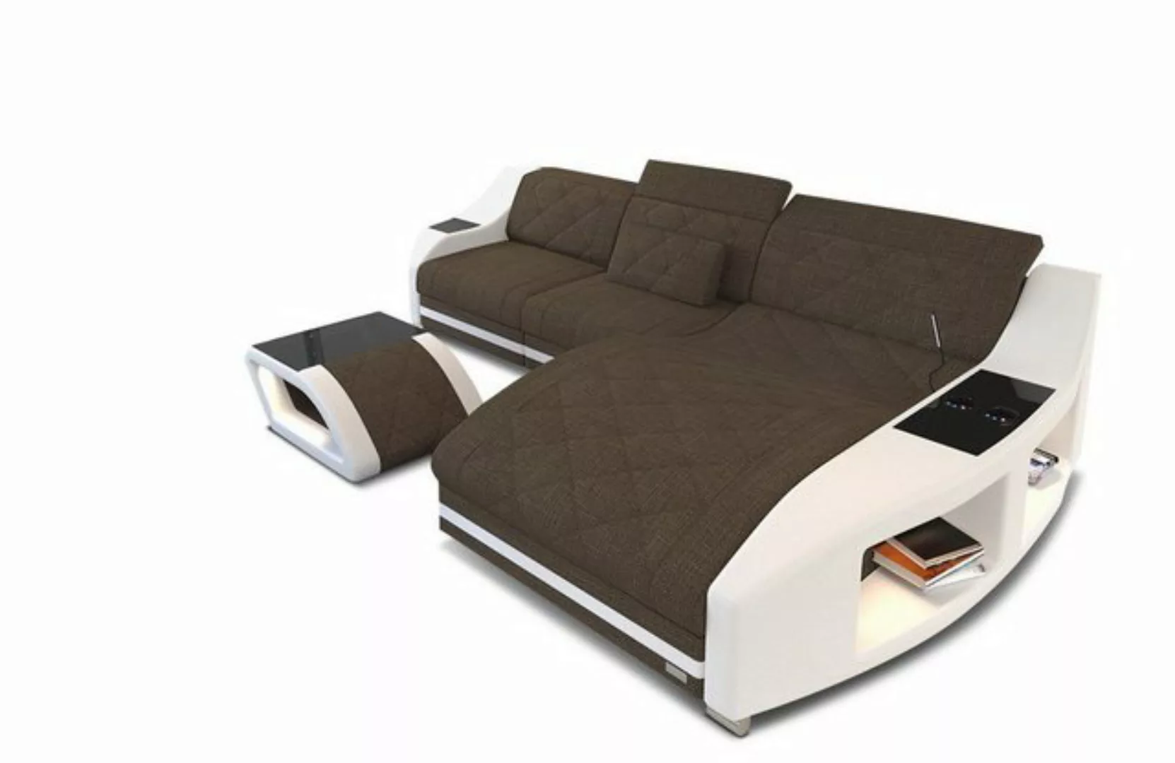 Sofa Dreams Ecksofa Polster Couch Design Stoffsofa Swing L Form H Strukturs günstig online kaufen