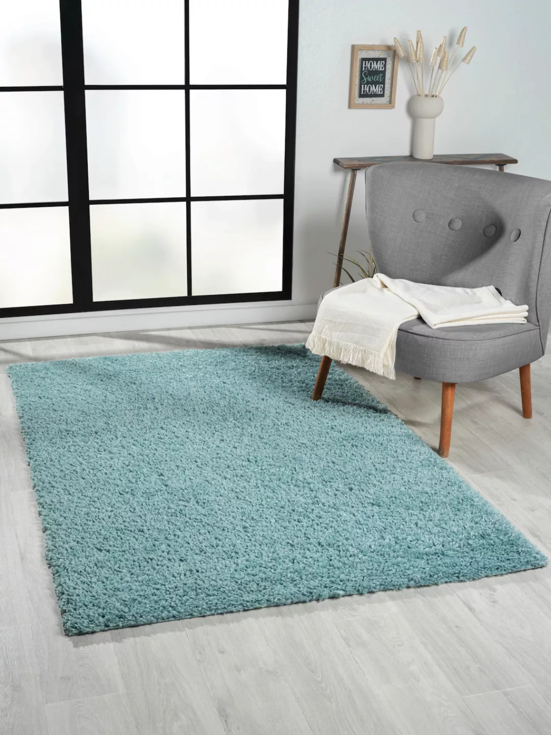 Myflair Möbel & Accessoires Hochflor-Teppich »My Shaggy«, rechteckig, 37 mm günstig online kaufen