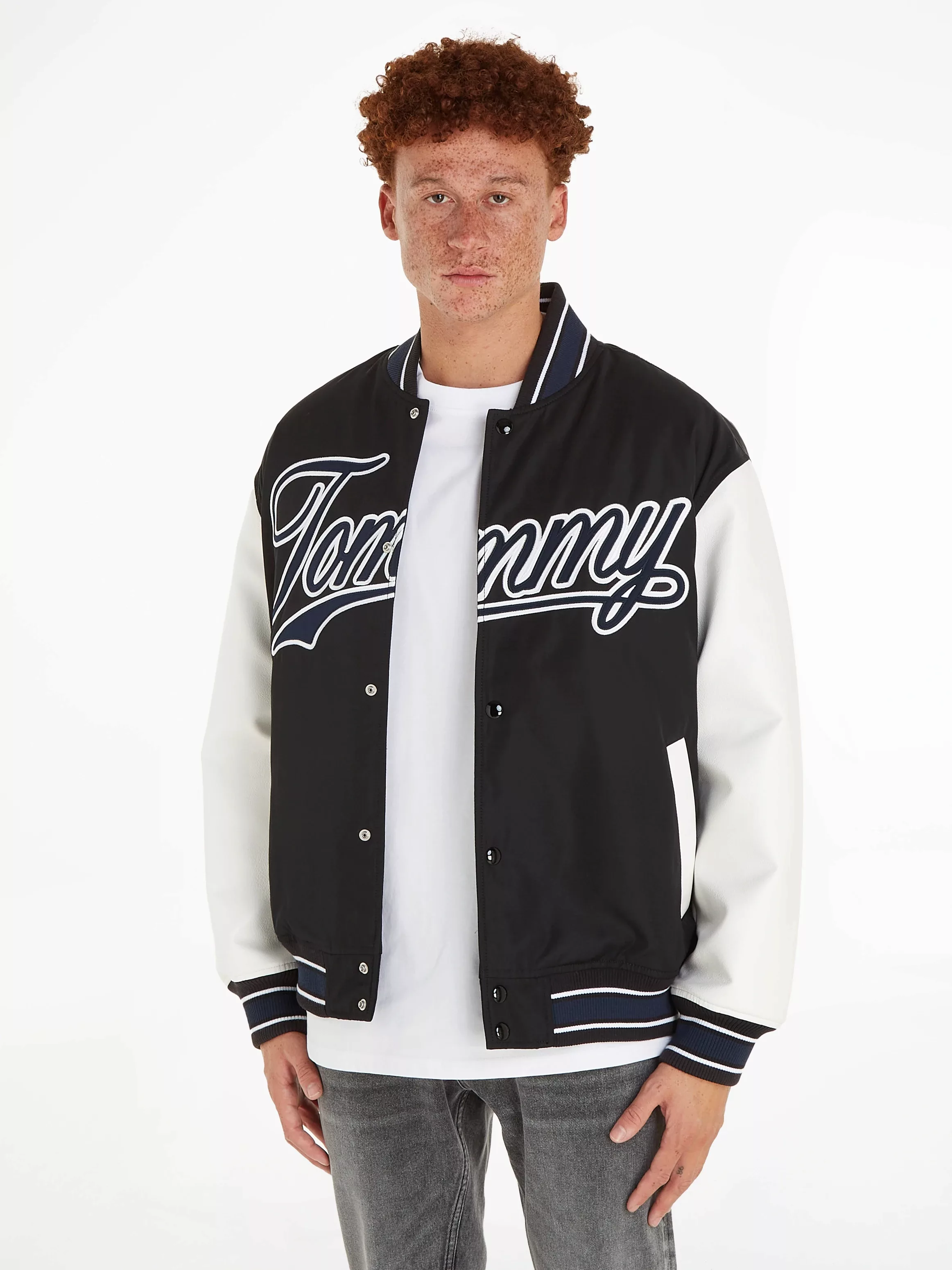 Tommy Jeans Collegejacke "TJM LETTERMAN JACKET EXT", mit Tommy-Schriftzug günstig online kaufen