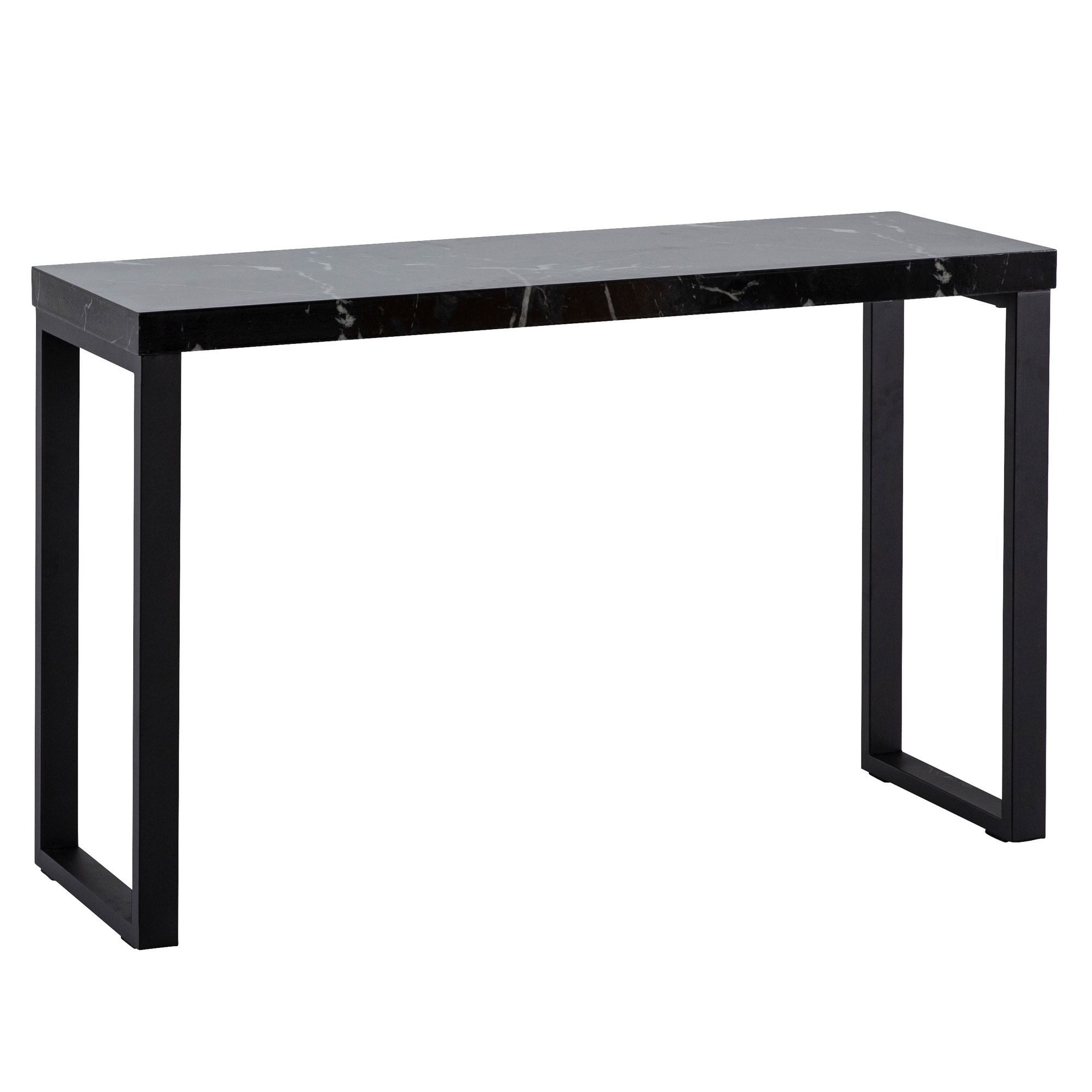 Wohnling Konsolentisch WL6.909 (Marmor-Optik Schwarz 120 günstig online kaufen