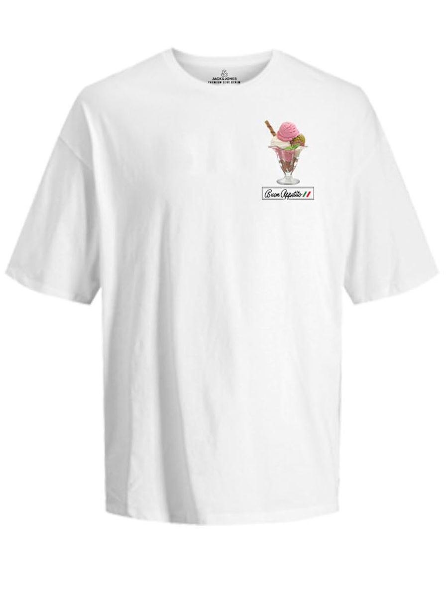 ITALIAN FOOD PRINT T-SHIRT günstig online kaufen