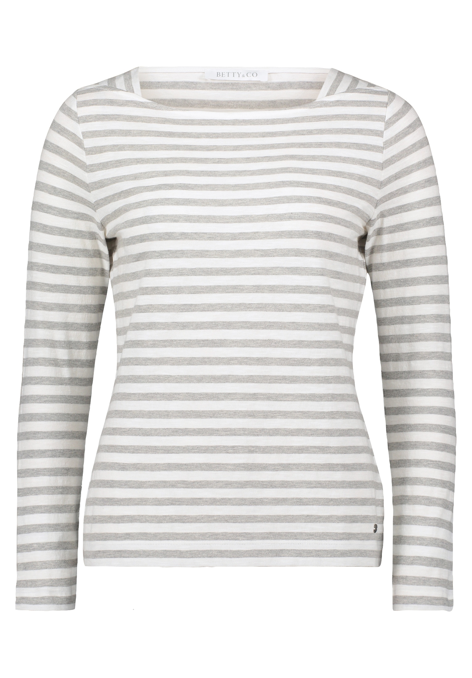 Betty&Co Kurzarmshirt "Betty & Co Damen Ringelshirt mit U-Boot-Ausschnitt", günstig online kaufen