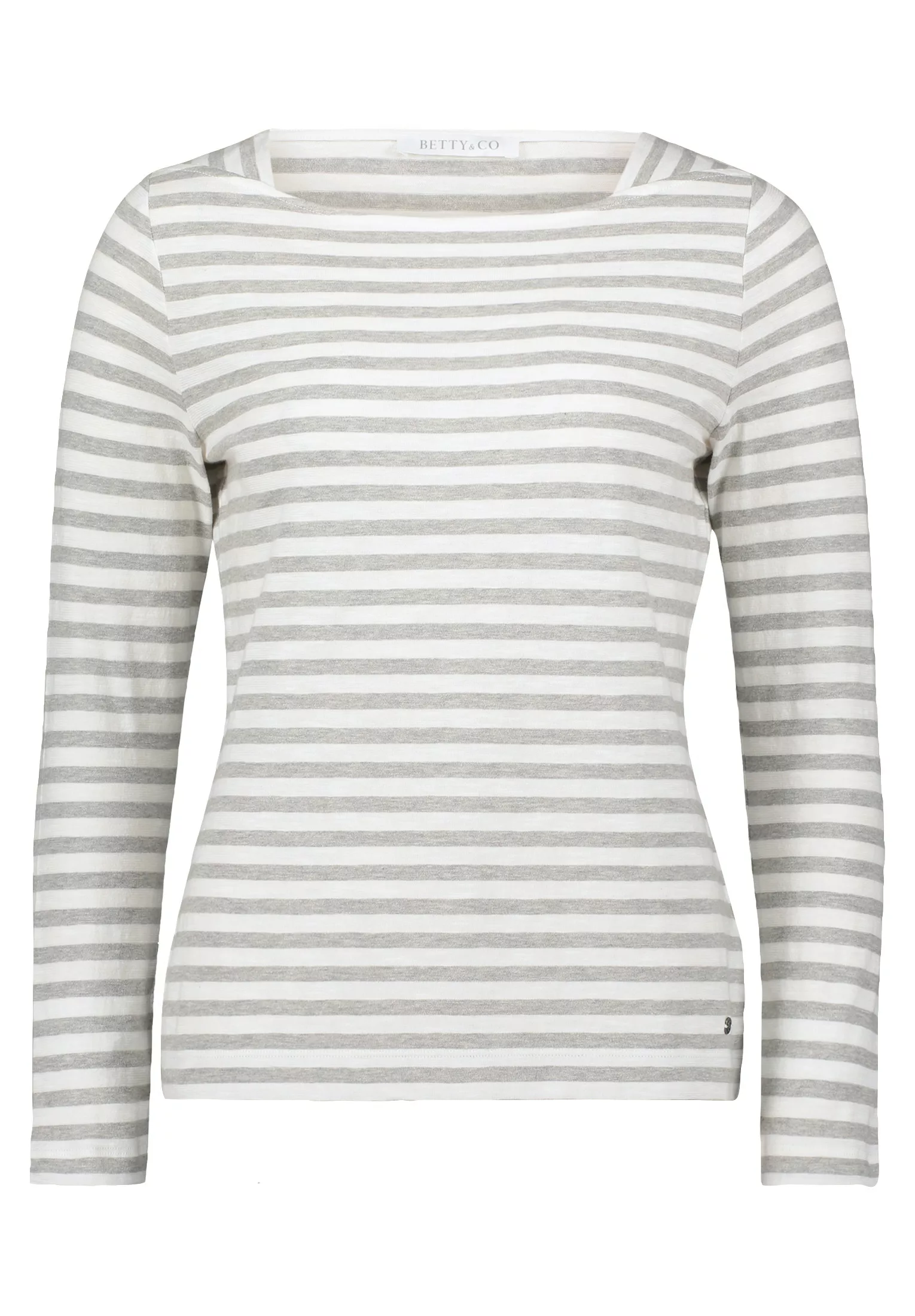 Betty&Co Kurzarmshirt "Betty & Co Damen Ringelshirt mit U-Boot-Ausschnitt", günstig online kaufen