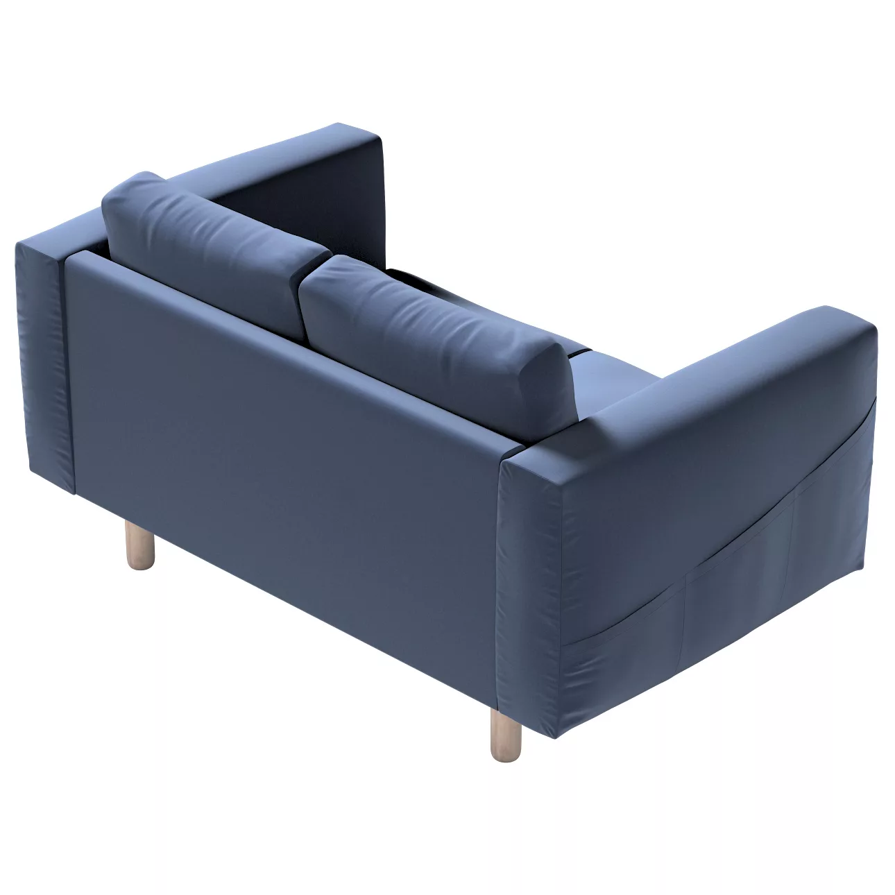 Bezug für Norsborg 2-Sitzer Sofa, dunkelblau, Norsborg 2-Sitzer Sofabezug, günstig online kaufen