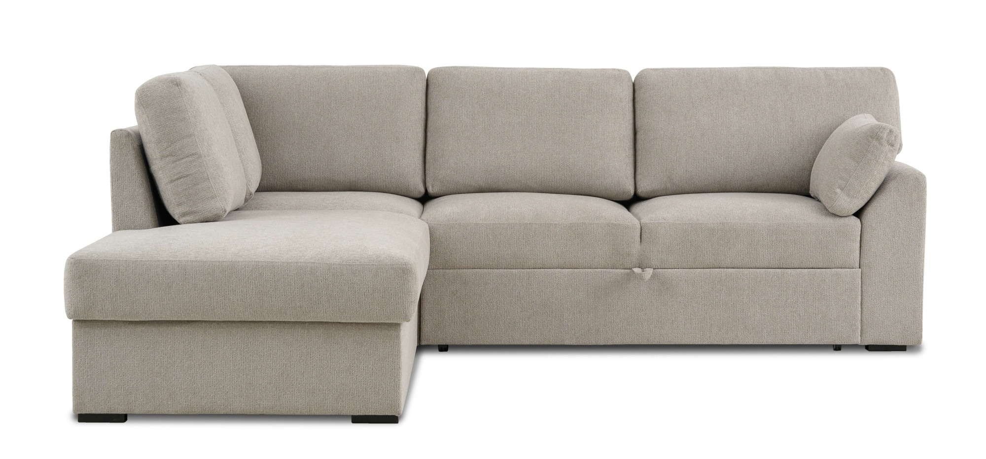 Home affaire Ecksofa "Citry", Breite 242 cm, Chenille, Bettfunktion, Bettka günstig online kaufen