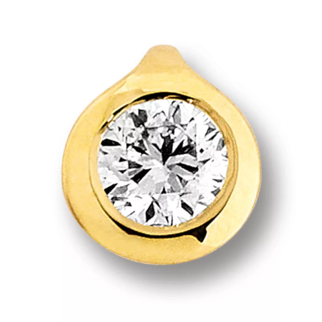 ONE ELEMENT Kettenanhänger "0.3 ct Diamant Brillant Zarge Anhänger aus 585 günstig online kaufen
