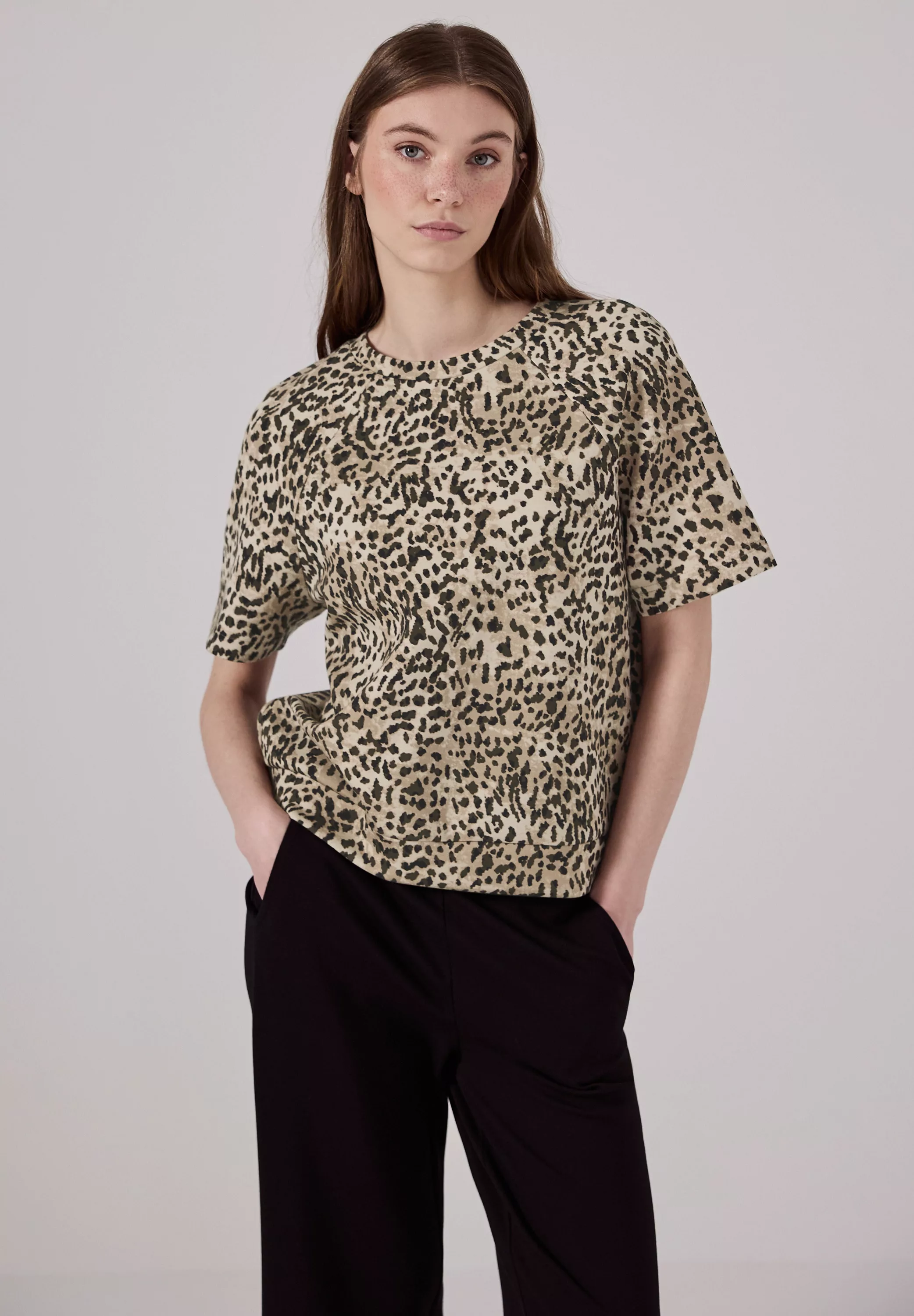 STREET ONE STUDIO T-Shirt, im angesagten Leo-Look günstig online kaufen