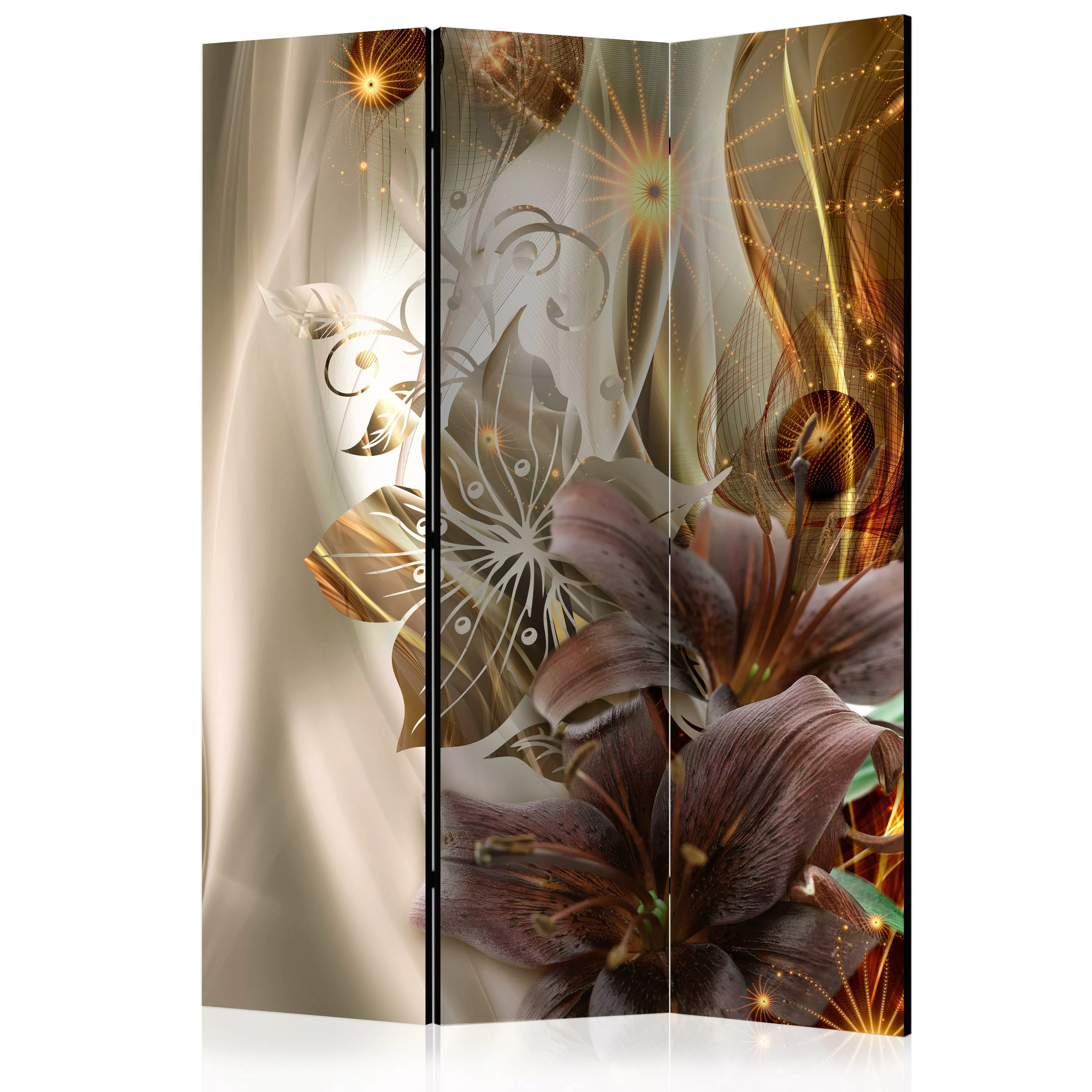 3-teiliges Paravent - Amber Land [room Dividers] günstig online kaufen