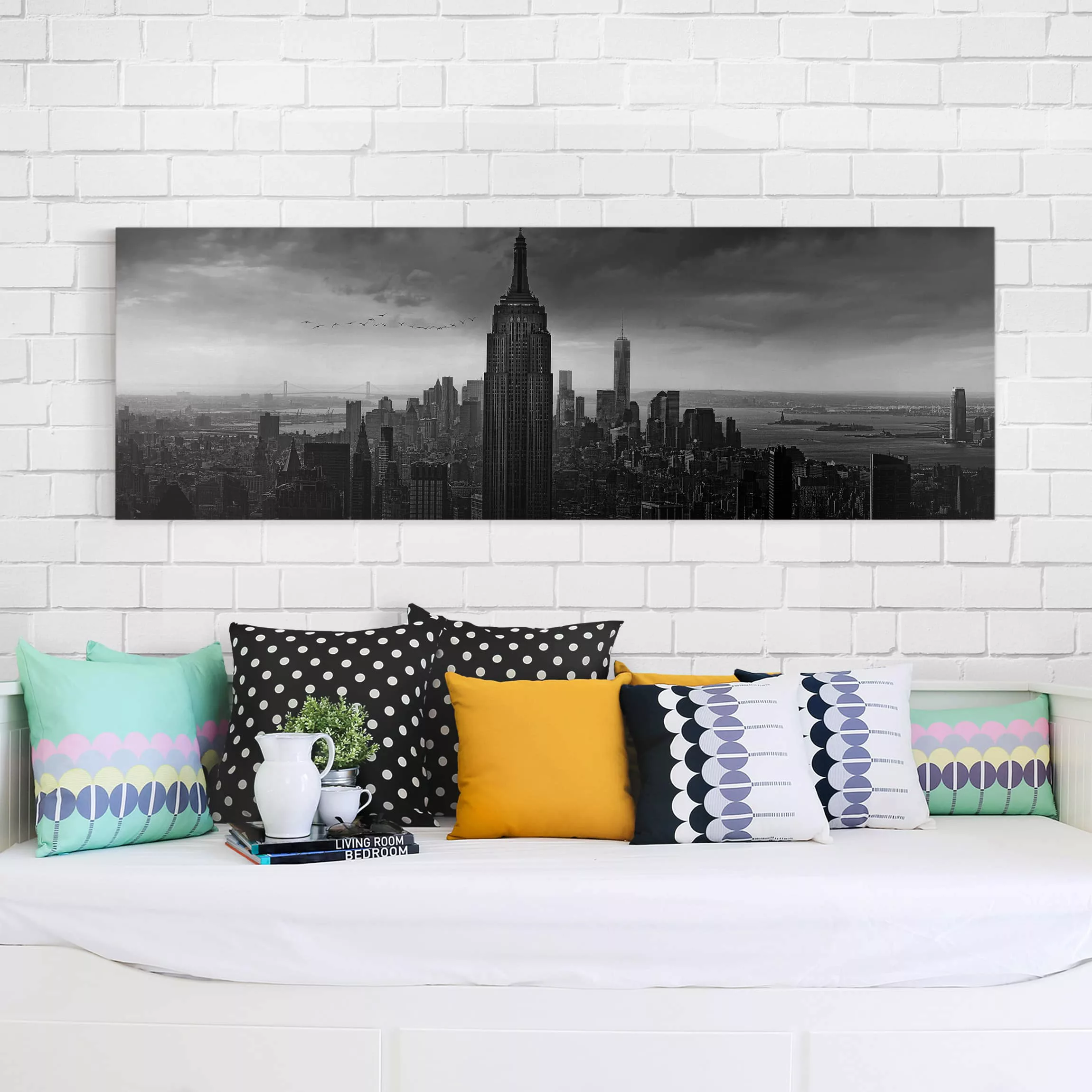 Leinwandbild New York - Panorama New York Rockefeller View günstig online kaufen