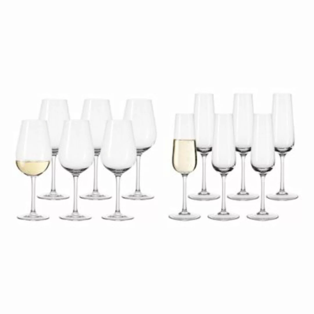 LEONARDO TIVOLI Weißwein & Sekt Gläserset 12-teilig Trinkgläser transparent günstig online kaufen