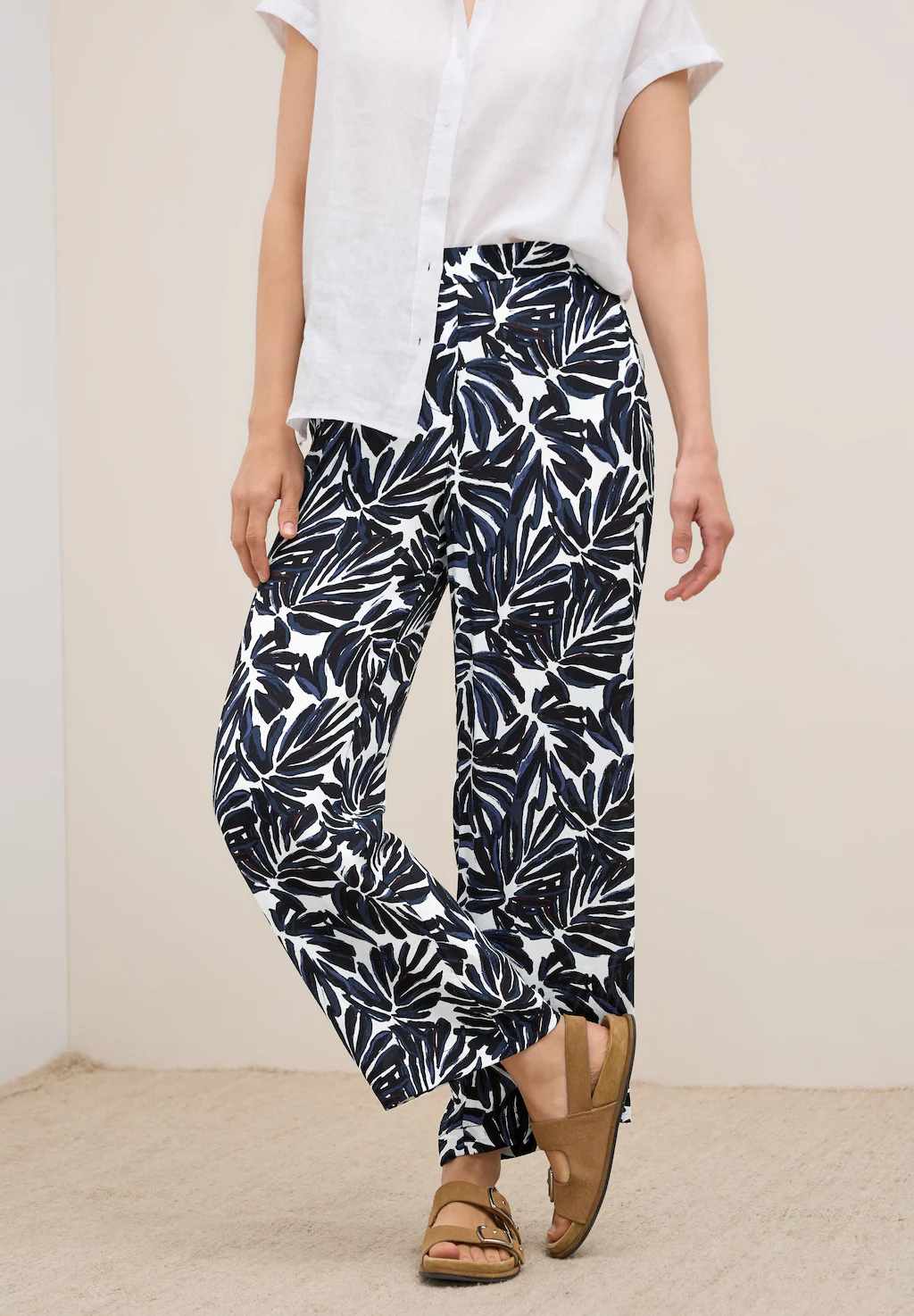 Cecil Stoffhose "Style NEELE", Sommerhose mit grafischem Muster günstig online kaufen
