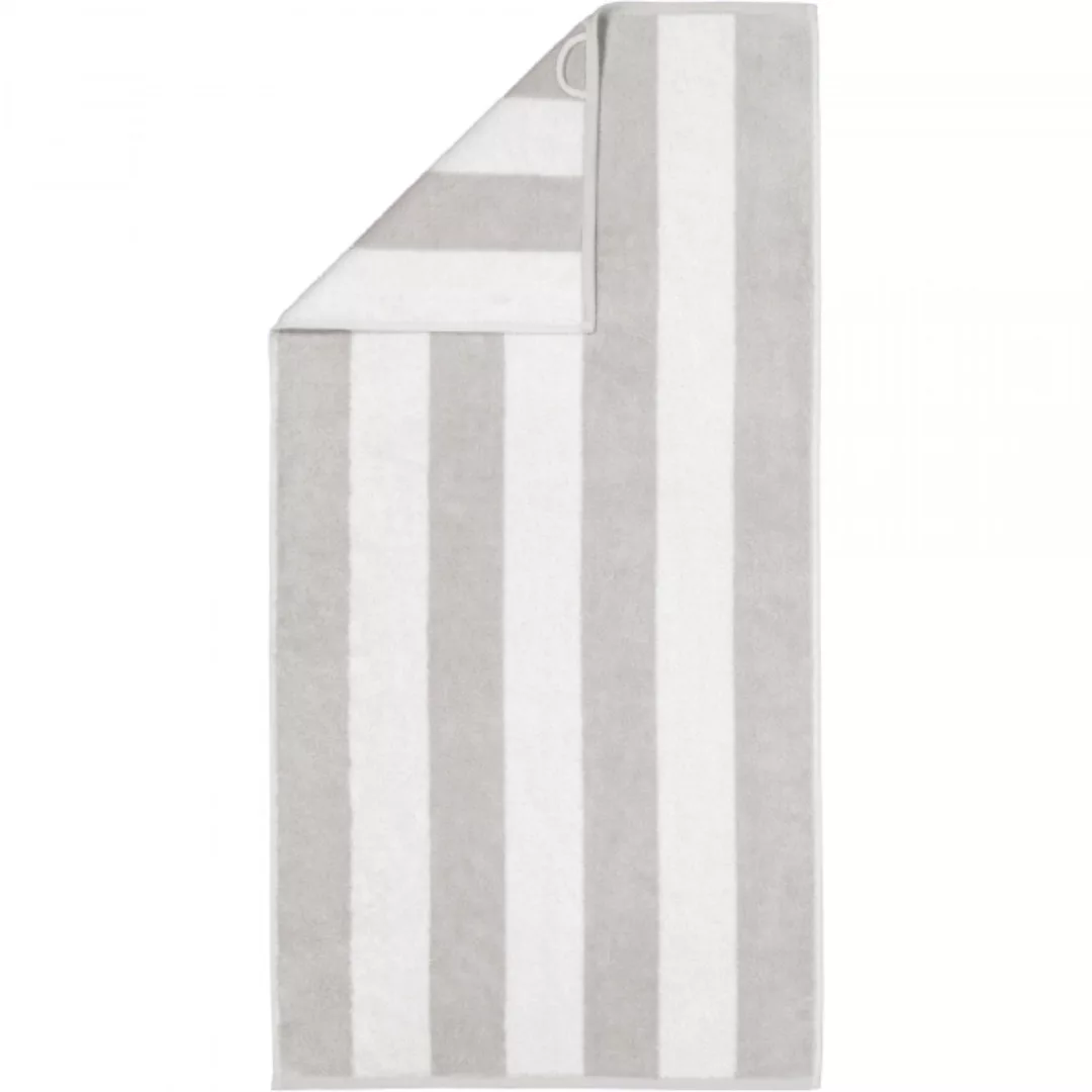Cawö Zoom Blockstreifen 120 - Farbe: platin - 76 - Handtuch 50x100 cm günstig online kaufen