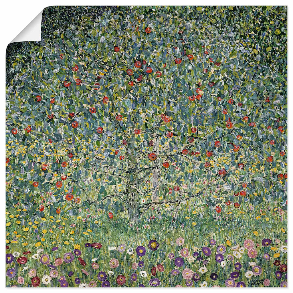 Artland Wandbild »Apfelbaum I. 1912«, Bäume, (1 St.), als Alubild, Outdoorb günstig online kaufen