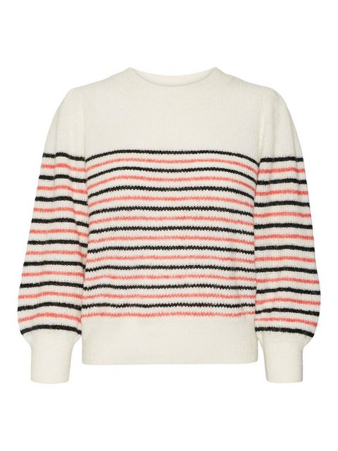 Vero Moda Rundhalspullover VMVIGGA 3/4 RIB PULLOVER GA BOO REP günstig online kaufen