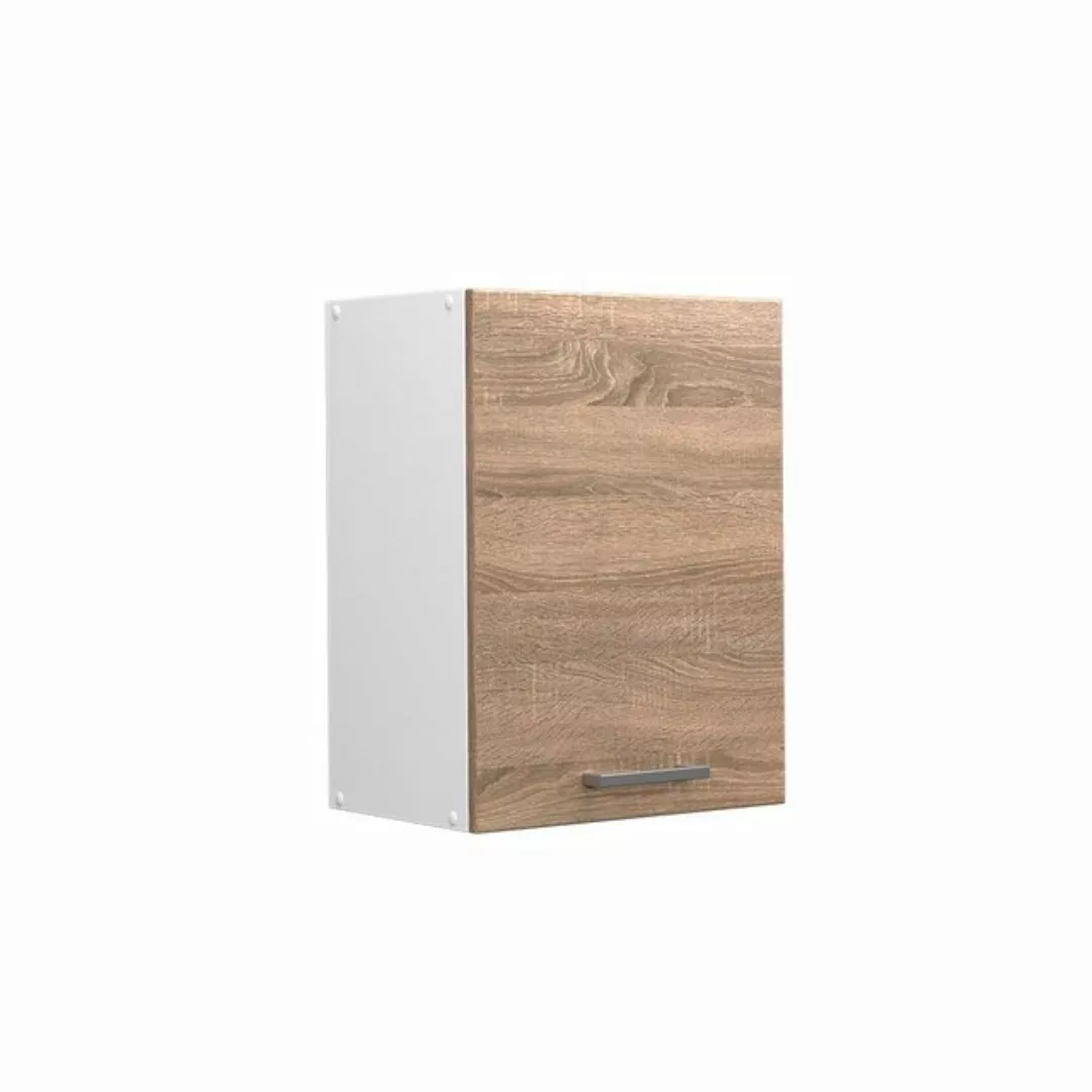 Vicco Hängeschrank Küchenhängeschrank 45 cm R-Line Weiß Sonoma günstig online kaufen