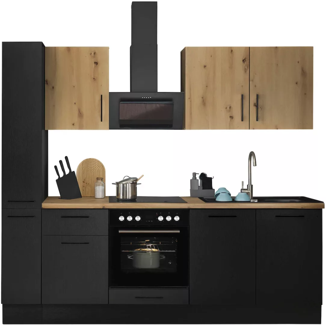 BASIC by Balculina Küchenzeile "Turin", Breite 240 cm, wahlweise mit E-Gerä günstig online kaufen