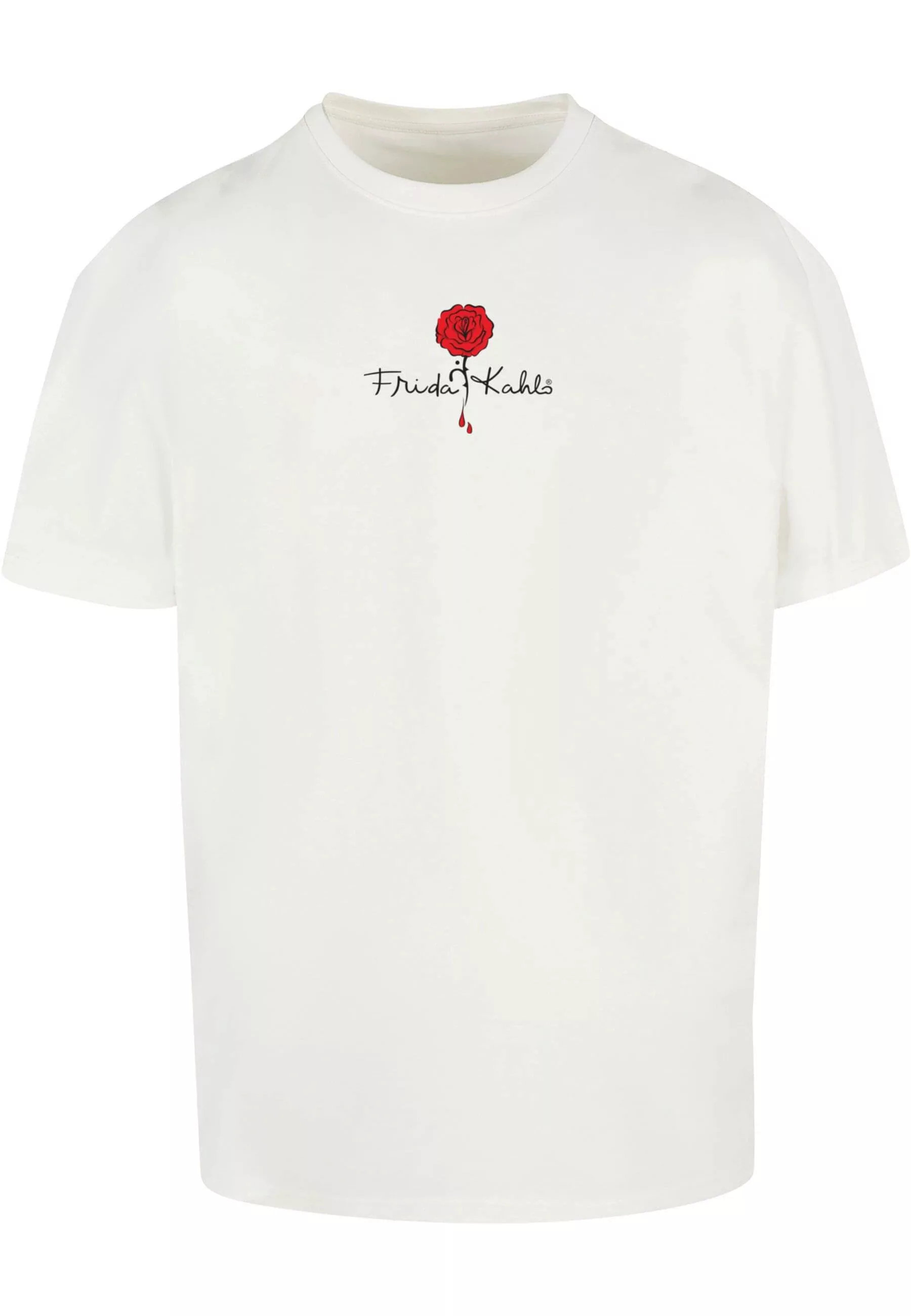 Merchcode T-Shirt "Merchcode Herren Frida Kahlo - Logo rose Heavy Oversize günstig online kaufen