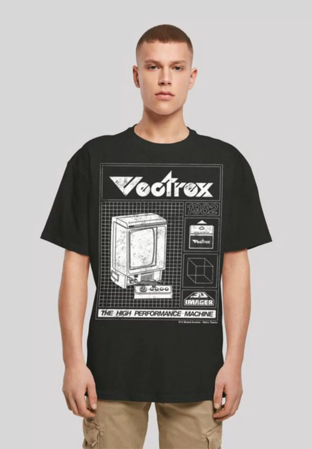 F4NT4STIC T-Shirt "Vectrex 1982 Retro Gaming SEVENSQUARED", Print günstig online kaufen