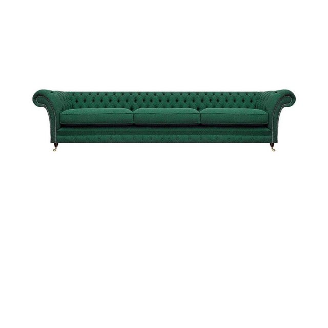 JVmoebel Chesterfield-Sofa Luxus Textil Stoff Sofa Dreisitze Einrichtung Wo günstig online kaufen