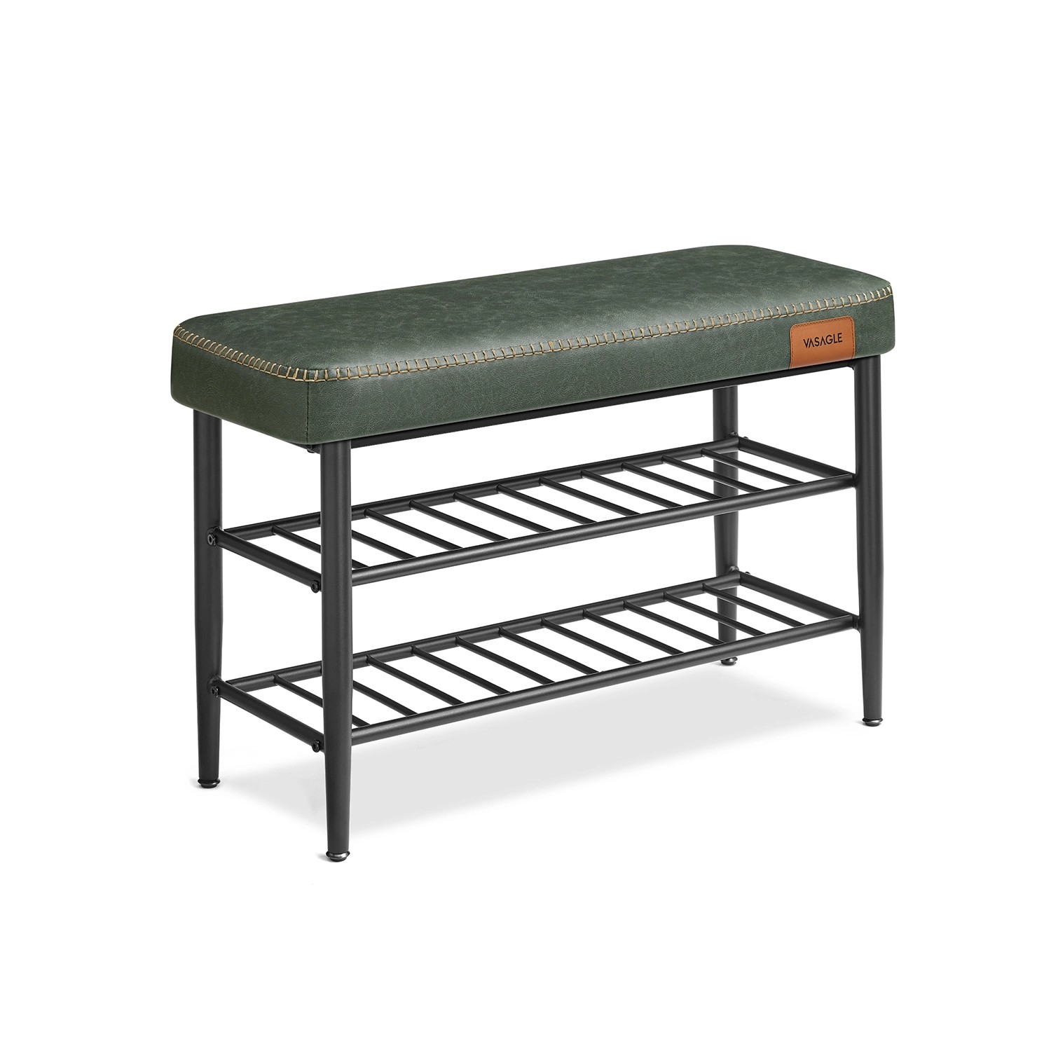 Vasagle Schuhbank 30 cm x 80 cm x 50 cm Grün günstig online kaufen