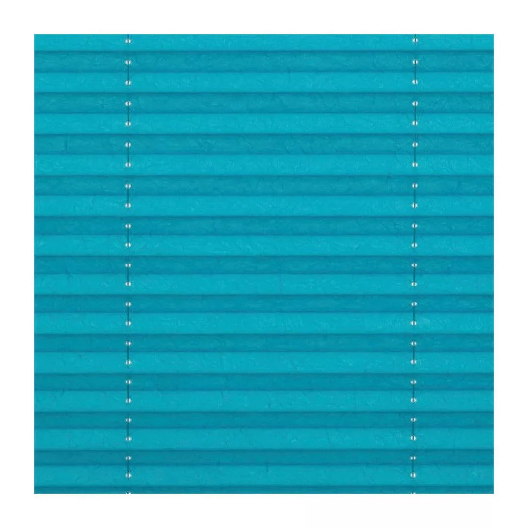 Spannplissee blau B/L: ca. 55x130 cm günstig online kaufen