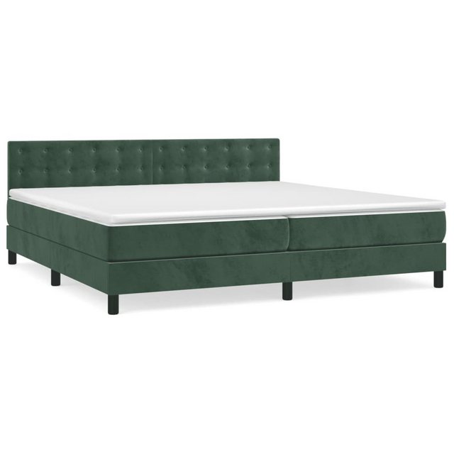 vidaXL Boxspringbett Bett Boxspringbett mit Matratze Samt (200 x 200 cm, Gr günstig online kaufen