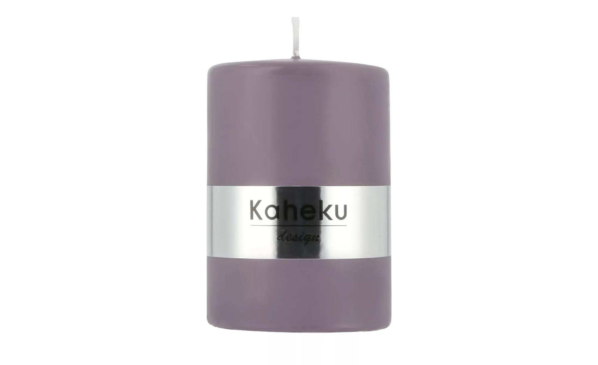Zylinderkerze Powder - lila/violett - 10 cm - Dekoration > Kerzen & Lichter günstig online kaufen